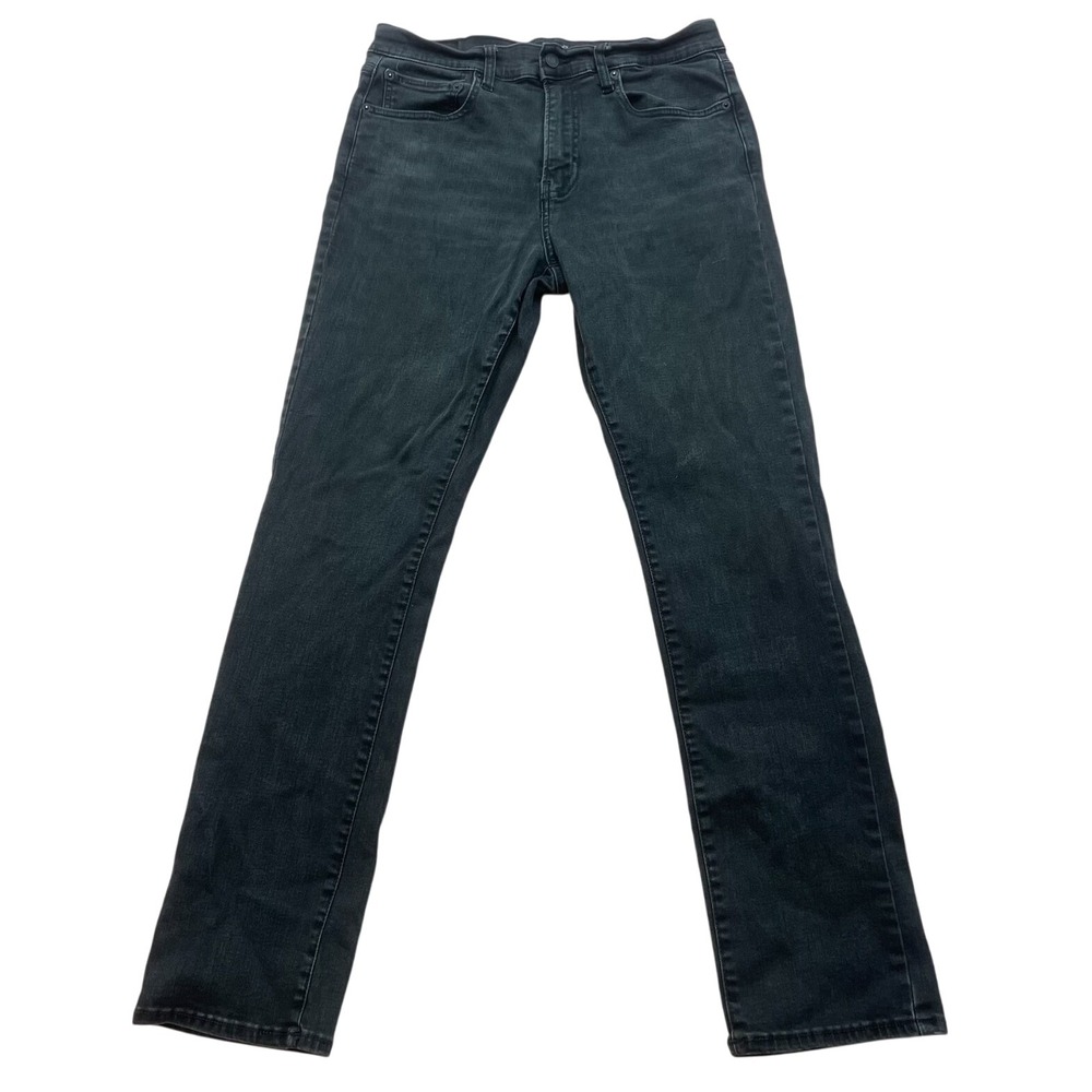 Lucky Brand 410 Athletic Straight Black Jeans Mens 32x32 *Read‎ Measures 31x31